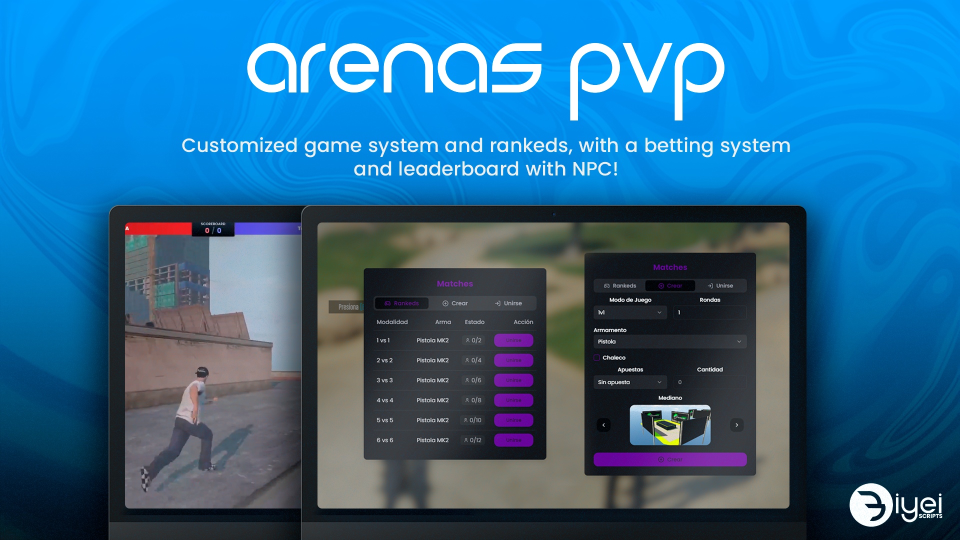 Arenas PvP preview