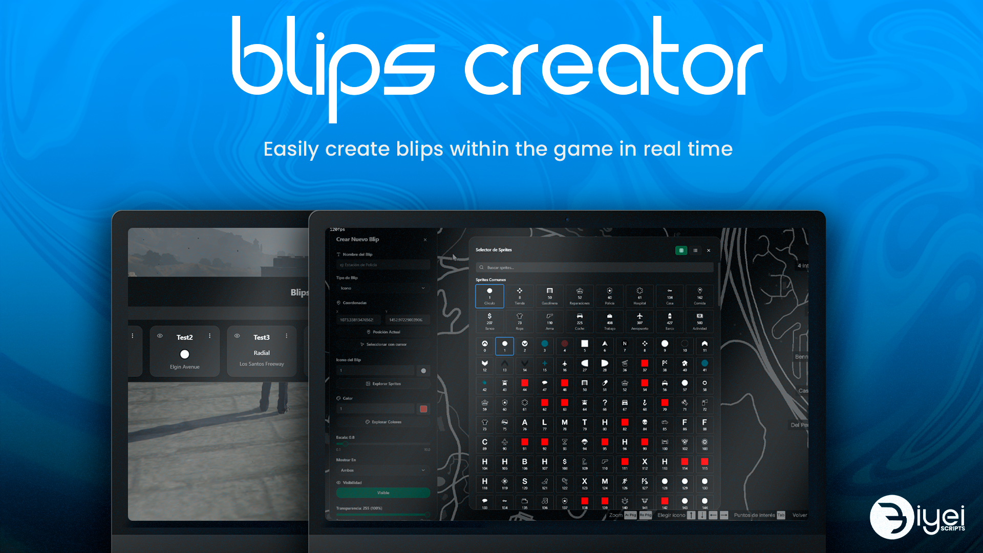 Blips Creator preview