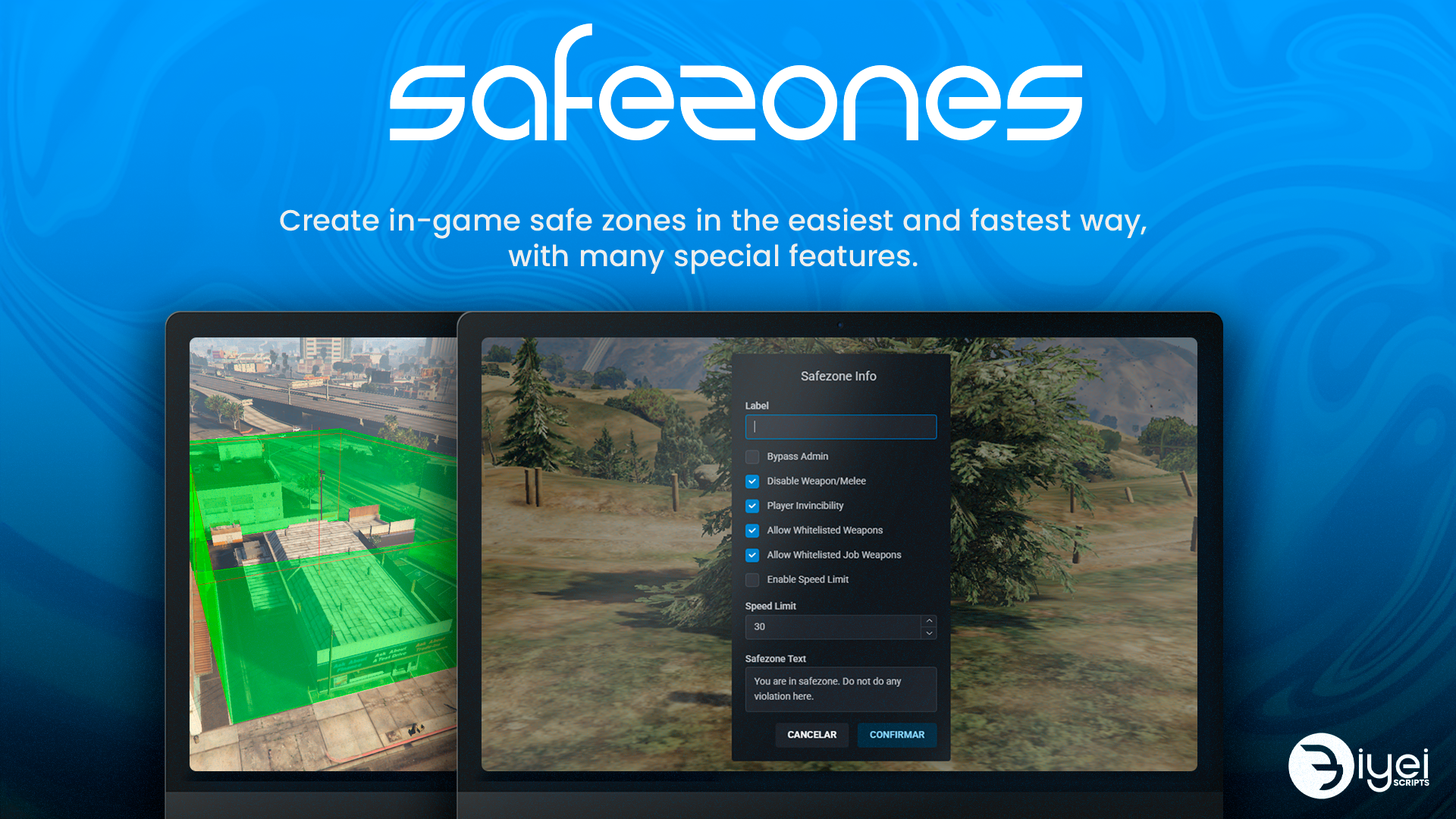SafeZones preview